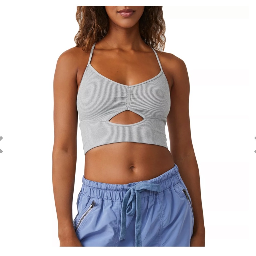 NWT Free People Movement Free Throw Strappy Crop Top